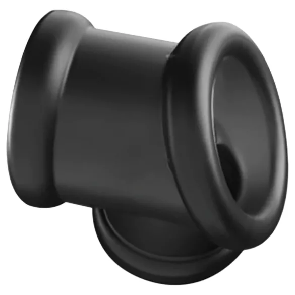 Kiotos - allungapenis e allungascroto in silicone (nero)