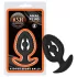 Kiotos - plug anale in silicone con dilatatore S (nero)