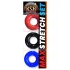 Kiotos Max-Stretch - set di anelli fallici elastici (nero/rosso/blu)