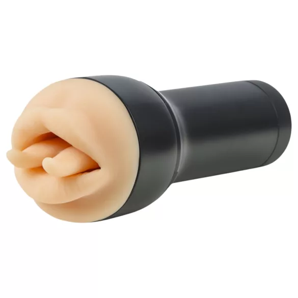 Kiiroo Feel Leigh Raven - bocca artificiale con lingua tagliata (color carne)