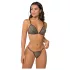 Zôf Nina - set di reggiseno e perizoma con stampa leopardata (marrone)