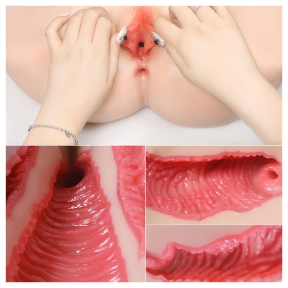 Kokos Vanilla 004 - masturbatore realistico a torso - colore naturale