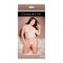 Coquette - set di lingerie in pizzo - bianco (XL)