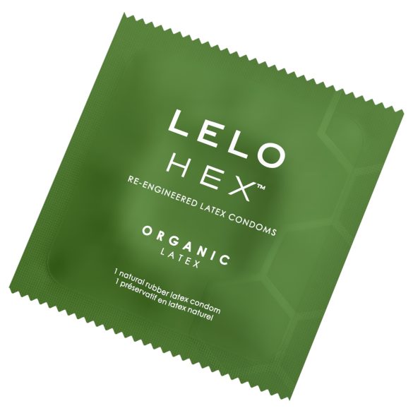 LELO Hex Organic - preservativi potenziati - lattice naturale - 36 pezzi