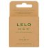 LELO Hex Organic - preservativi potenti - lattice naturale - 3 pezzi