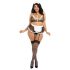 Abito Cameriera Taglie Forti Dreamgirls in Rete Trasparente (XL-XXL)