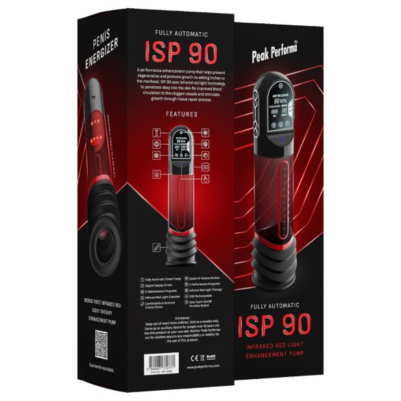 Peak Performa - pompa pene automatica con LED - trasparente