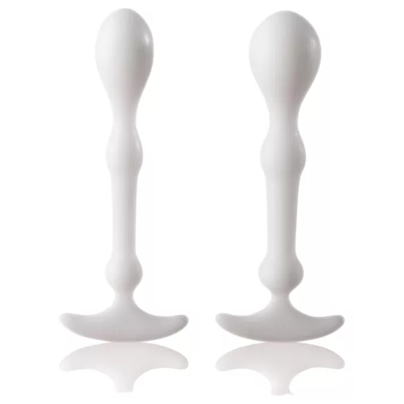 Aneros Peridise - set di dildo anale - 2 pezzi - bianco