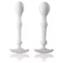 Aneros Peridise - set di dildo anale - 2 pezzi - bianco