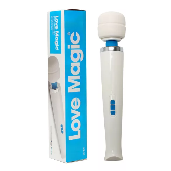 Love Magic Wand - vibratore massaggiante ricaricabile - bianco