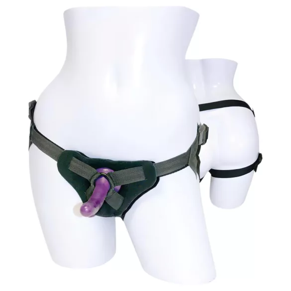 Sportsheets - dildo con imbracatura - silicone - viola