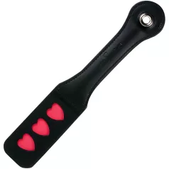 Sportsheets Impression - Paletta a cuore in pelle (nero)