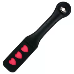 Sportsheets Impression - Paletta a cuore in pelle (nero)