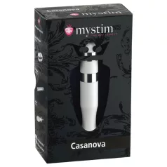 mystim Casanova - dildo elettrico - asta stimolante - bianco