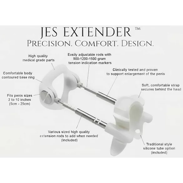 Jes-Extender - Dispositivo allungapene standard - fino a 17 cm