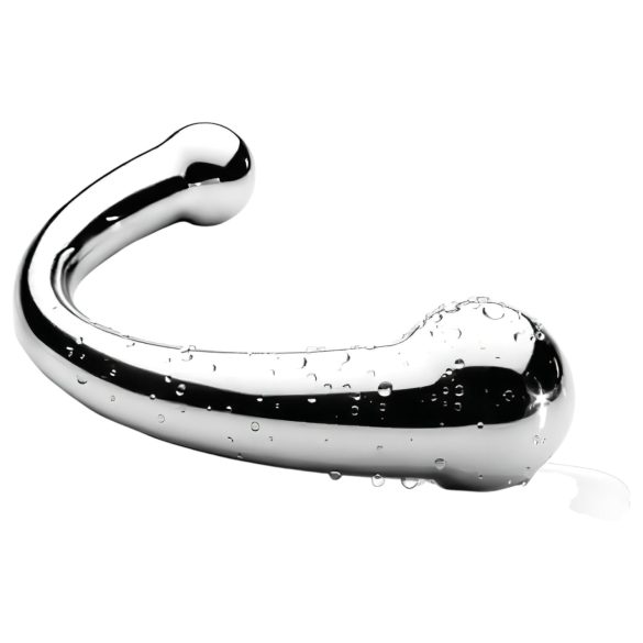 NJOY Pjur Wand - dildo anale a uncino - acciaio inox argento