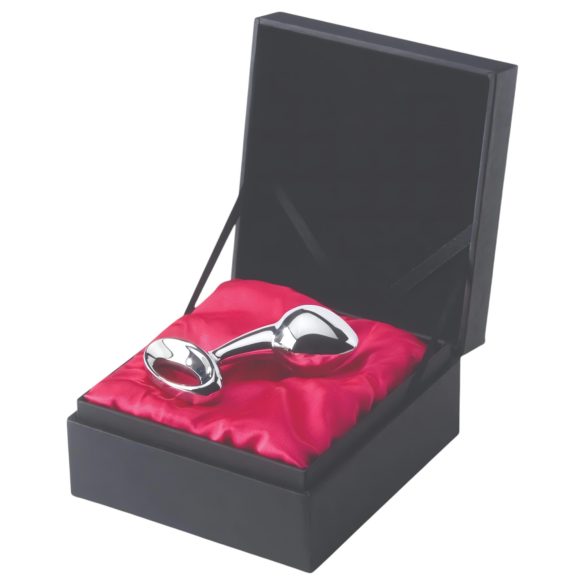 Njoy M - plug anale medio in metallo - argento