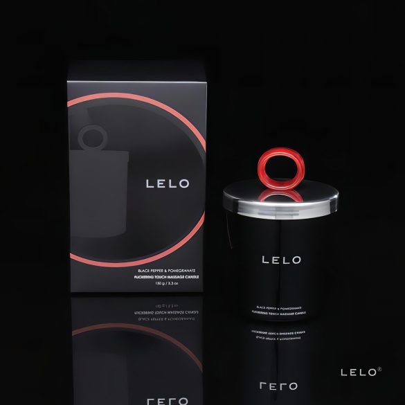 LELO - candela da massaggio - melograno e pepe nero - 150g