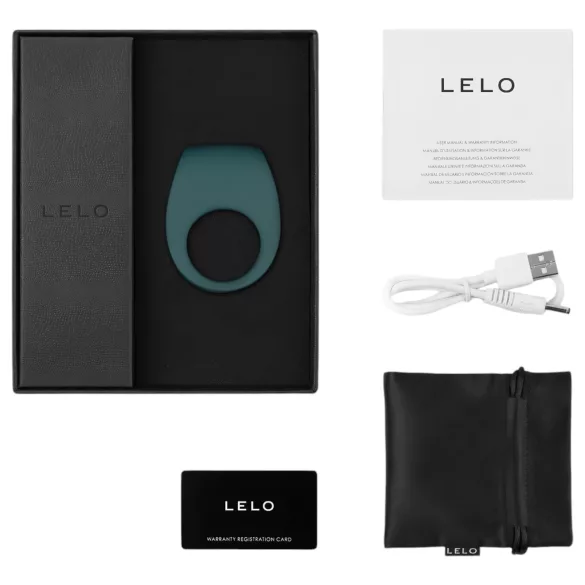 LELO - anello fallico vibrante ricaricabile - silicone verde