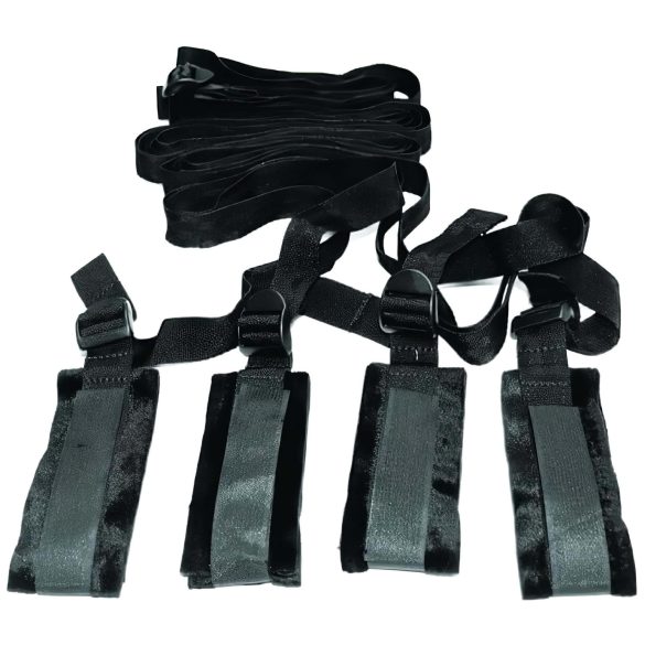 S&M - set bondage per letto (nero)