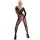 Obsessive F210 - body necc manica lunga con rose - nero S-L