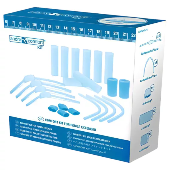 Andromedical - AndroComfort - set di accessori compatti per ingranditore penieno