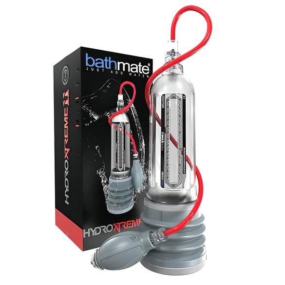 BathMate Xtreme Hydromax 11 - pompa pene - set completo - trasparente