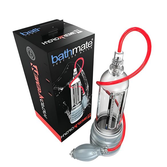 BathMate Xtreme Hydromax 11 - pompa pene - set completo - trasparente