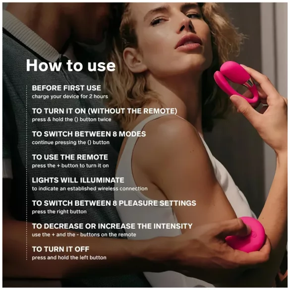 LELO Tiani 3 - vibratore per coppia - silicone - viola
