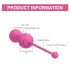 Magic Motion Kegel Master - Duo di palline geisha smart (rosa)