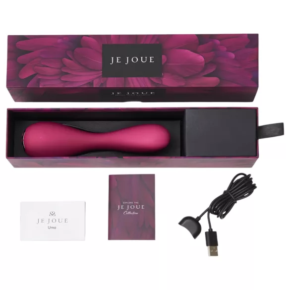 Je Joue Uma - vibratore punto G ricaricabile impermeabile rosa