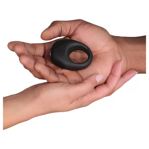 Je Joue Mio - anello fallico vibrante ricaricabile impermeabile nero