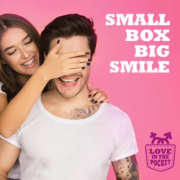 Love in the Pocket - anello fallico vibrante monouso - silicone rosa