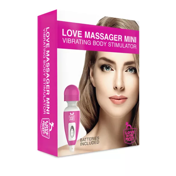 Love Wand - mini vibratore massaggiante - rosa