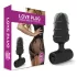 Love Plug - mini plug anale vibrante - silicone nero