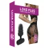 Love Plug - mini plug anale vibrante - silicone nero
