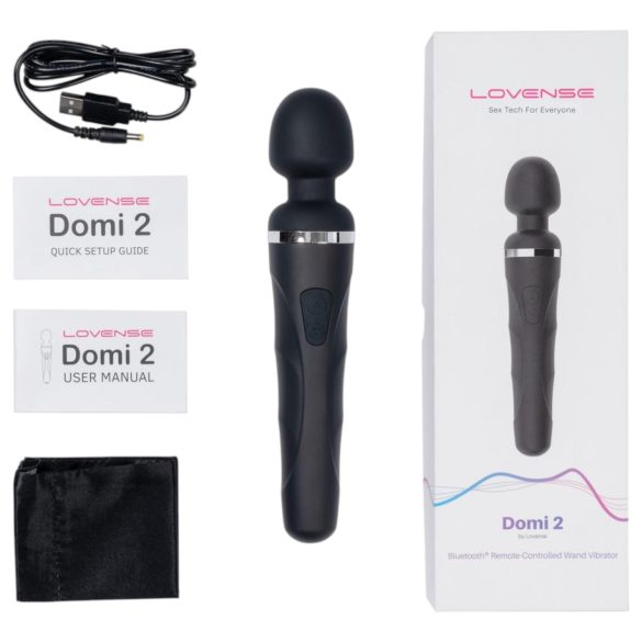 LOVENSE Domi 2 - Elegante vibratore massaggiante smart (nero)