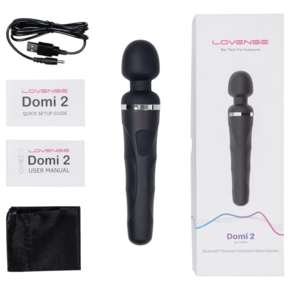 LOVENSE Domi 2 - massaggiatore vibrante intelligente (nero)