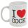 Tazza "I Love Cock" (nera)