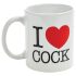 Tazza "I Love Cock" (nera)
