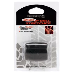   SilaSkin - anello e allungatore per testicoli - silicone nero