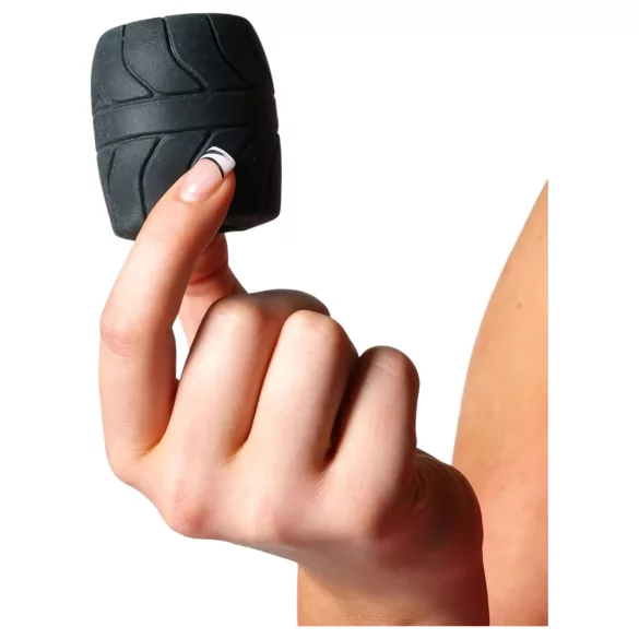 Perfect Fit - Anello e stiratore per scroto SilaSkin (nero)