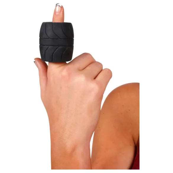 Perfect Fit - Anello e stiratore per scroto SilaSkin (nero)