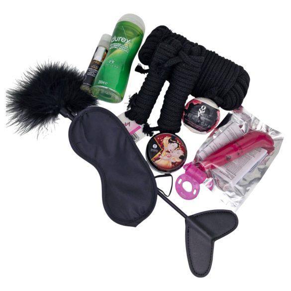 Set accessori per gioco di società erotico - principianti (9 pezzi)