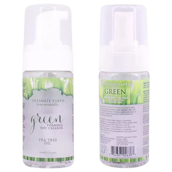 Intimate Earth Green Tee - spray disinfettante e detergente (100 ml)