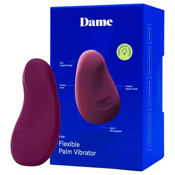 Dame Pom - vibratore clitorideo ricaricabile (viola)