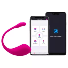   Lovense Lush 2 - vibratore a uovo indossabile controllato tramite app (rosa)