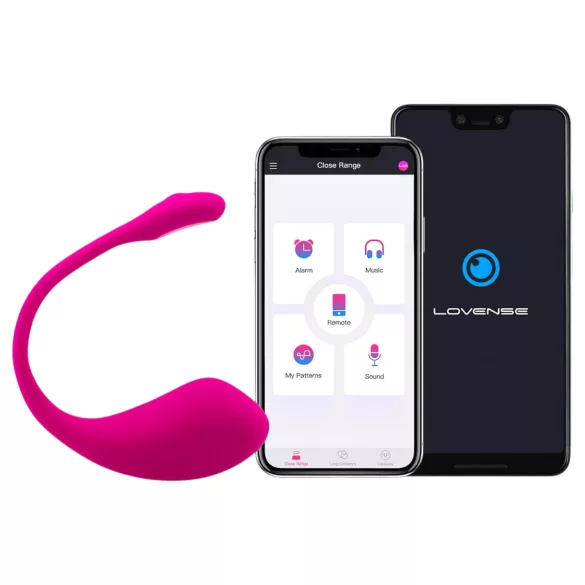 Lovense Lush 2 - vibratore a uovo indossabile controllato tramite app (rosa)