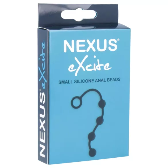 Nexus Excite - dildo anale con 4 sfere - nero piccolo