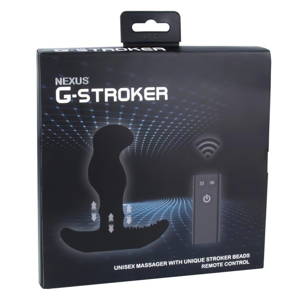 Nexus G-stroker - massaggiatore prostatico vibrante telecomandato - nero